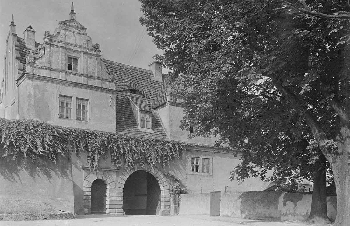 Schloss Strehla, alte Aufnahme um 1903